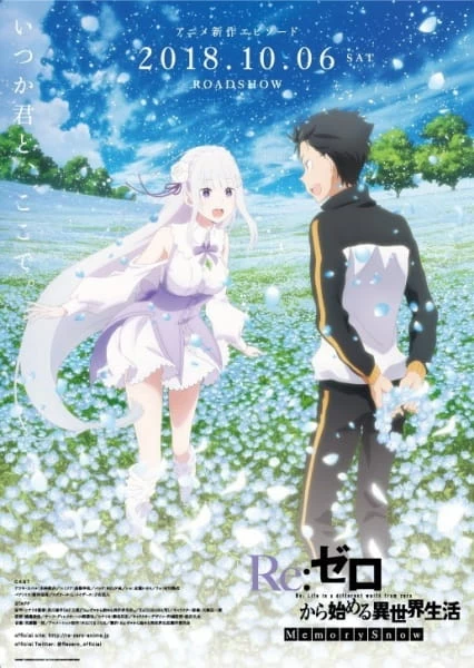 Постер Re:Zero. Жизнь с нуля в альтернативном мире: Снежные воспоминания | анимав